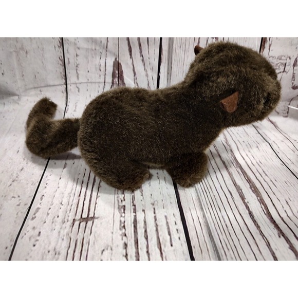 River Otter Plush American Rivers 9" Realistic Stuffed Animal Toy - Picture 3 of 6